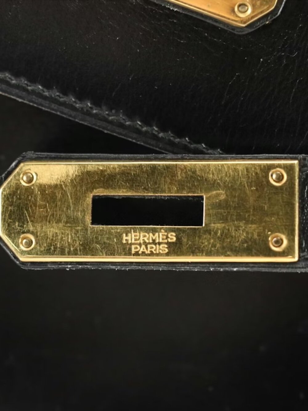 Hermès Vintage Black Kelly Retourne 32 Bag - Picture 7 of 16
